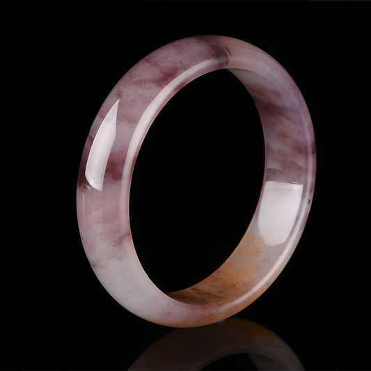 Natural Jade Bracelet Xinjiang Purple Jade Bracelet