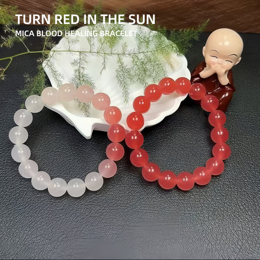 (Free gift, add to cart and get it for free.)Sunlight color changing bracelet