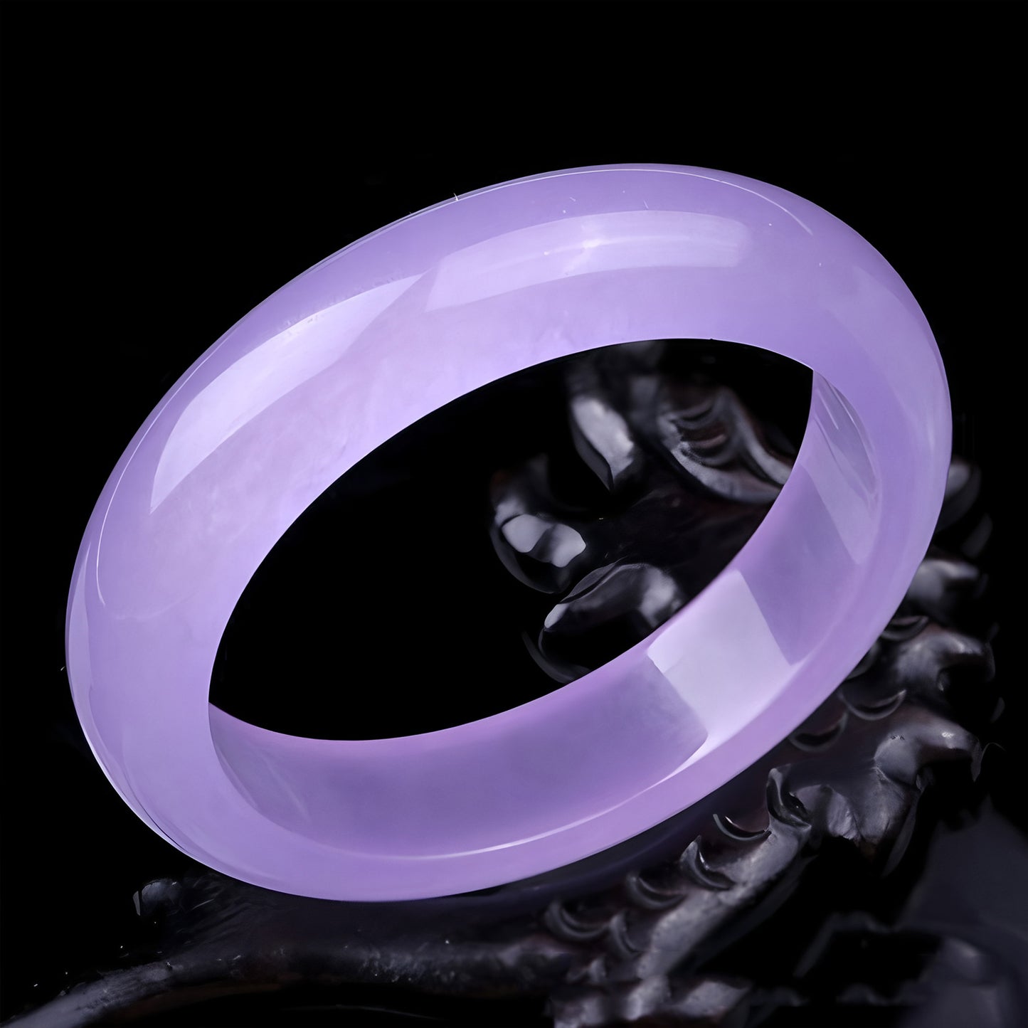 Elegant and Charming Purple Jade Bracelet