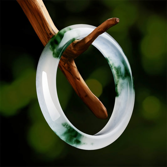 Natural Jade Bracelet Dulong Jade Green Bracelet