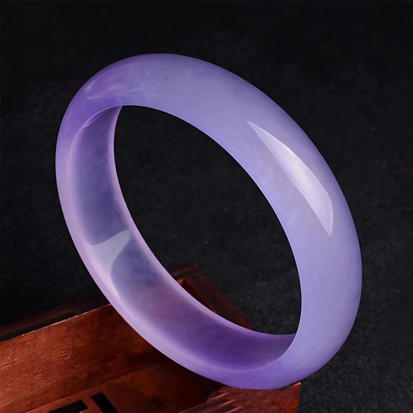 Elegant and Charming Purple Jade Bracelet