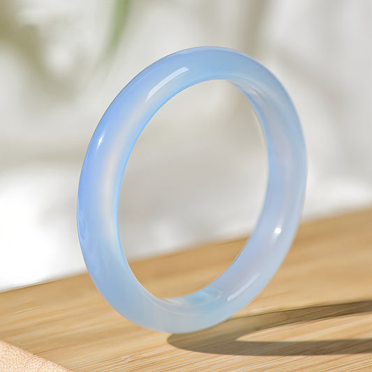 Natural Jade Bracelet Chalcedony Blue Jade Bracelet