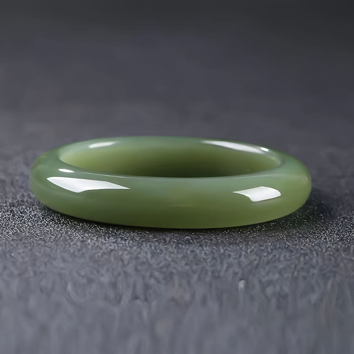 Natural Jade Bracelet Hetian Jade Dark Green Bracelet