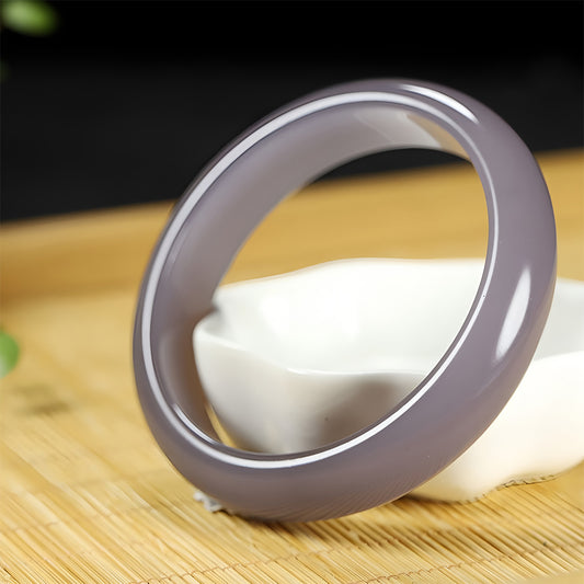 Imperial Light Purple Jade Bracelet