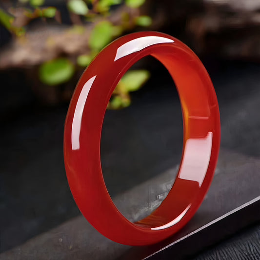 ◆Luck and Health◆ Natural Jade Bracelet Chalcedony RedJade Bracelet