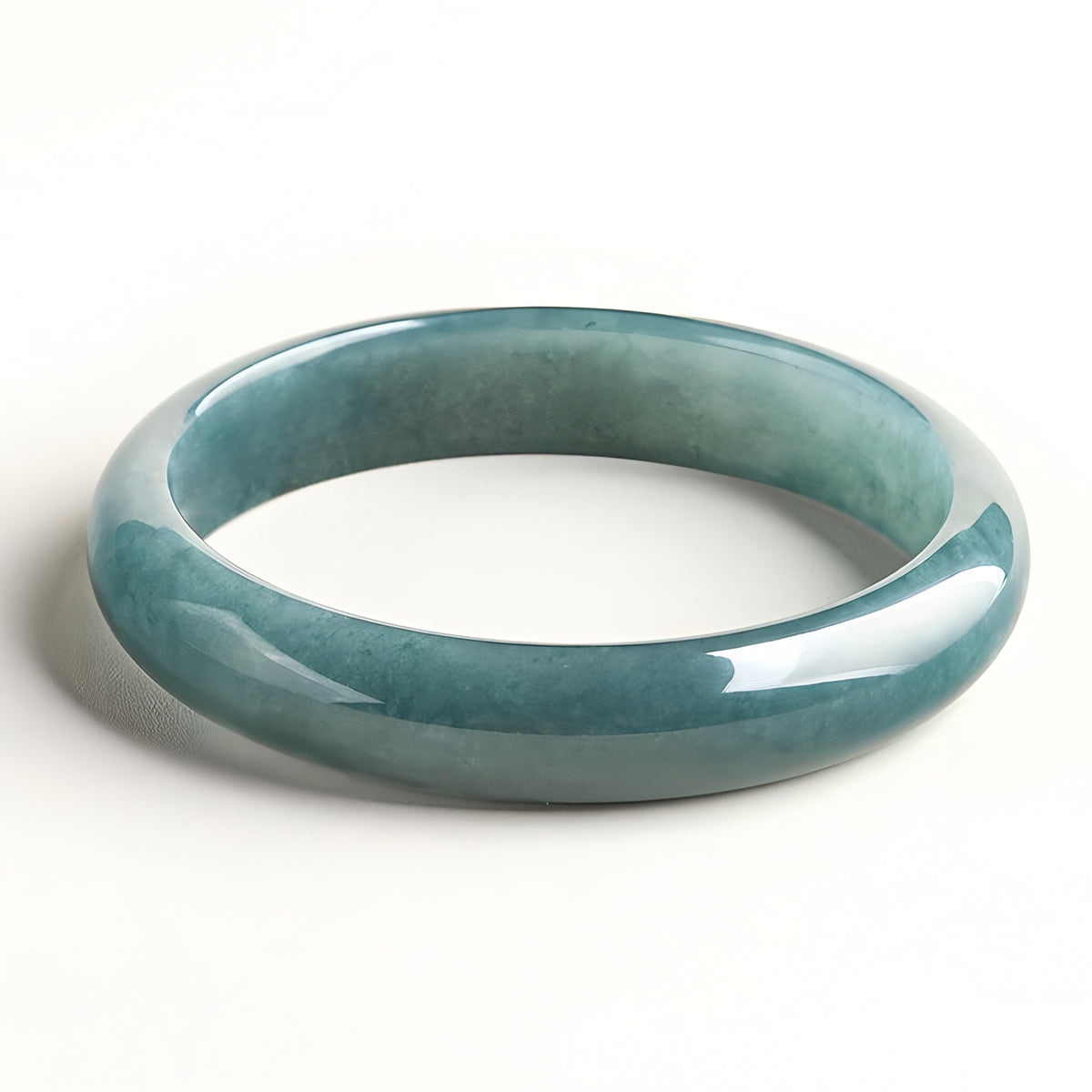 Natural Burmese jadeite green jade bracelet