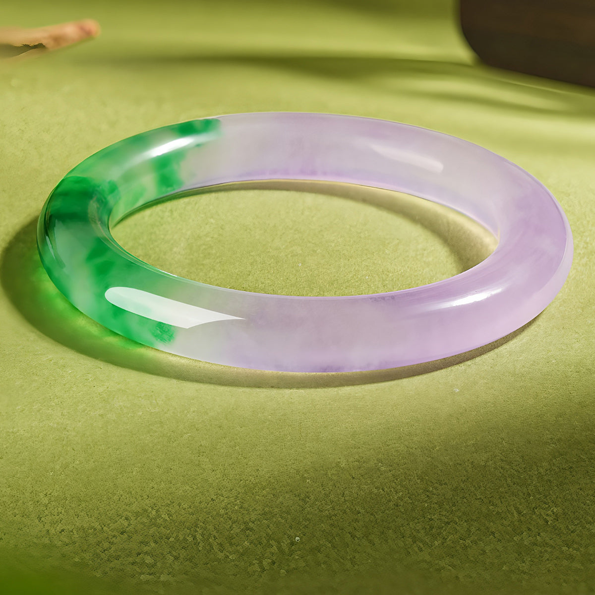 purple jade bracelet