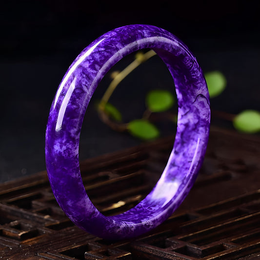 Natural jade purple elegant bracelet