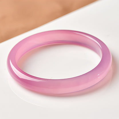 Natural Jade Bracelet Elegant Beautiful Pink Jade Bangles