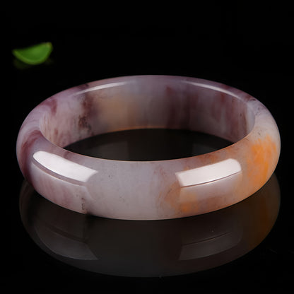 Natural Jade Bracelet Xinjiang Purple Jade Bracelet