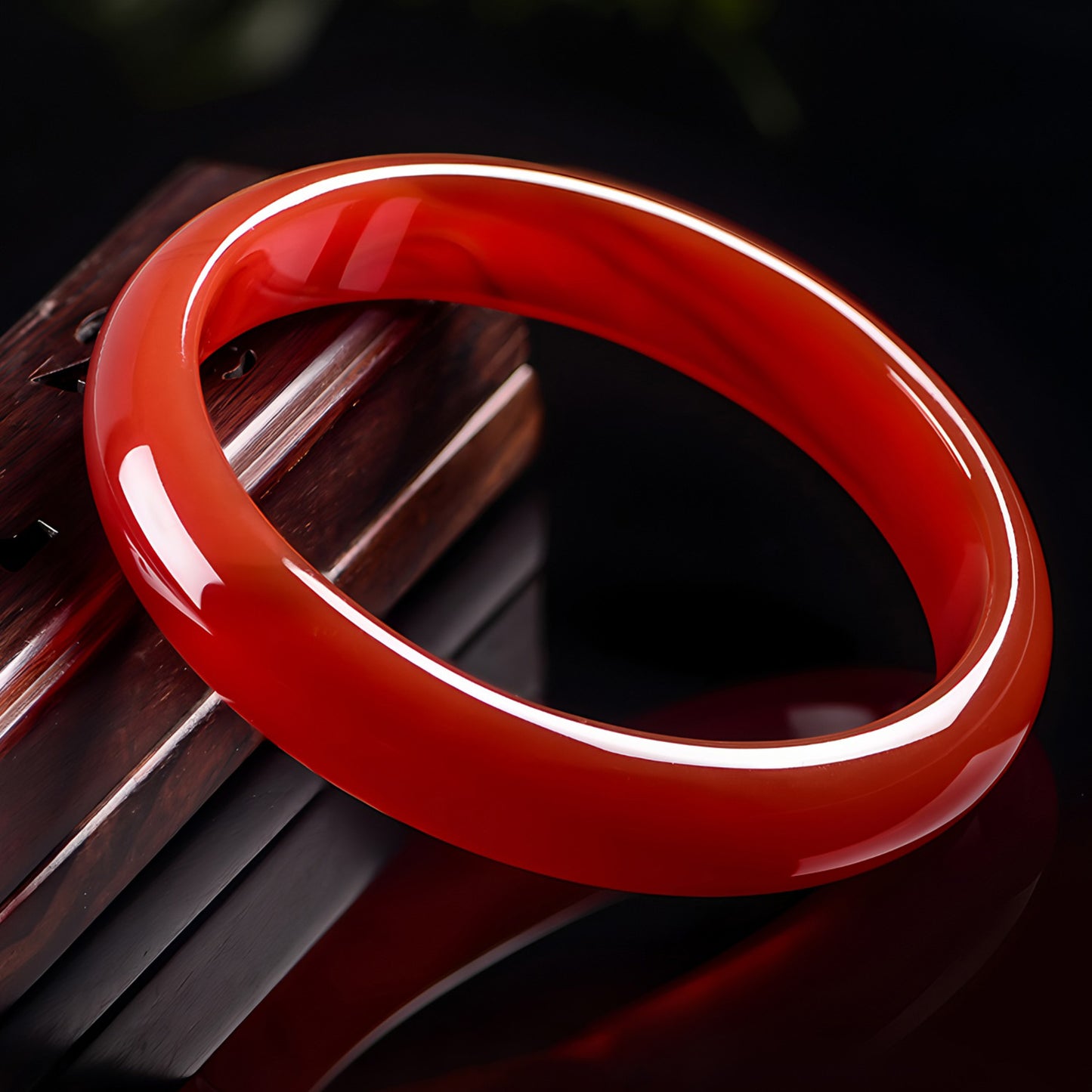 ◆Prosperity And Happiness◆Handmade natural red agate bracelet