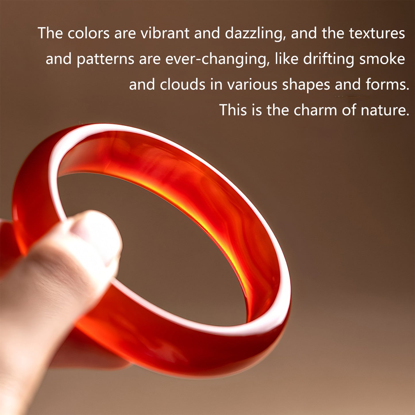 ◆Prosperity And Happiness◆Handmade natural red agate bracelet