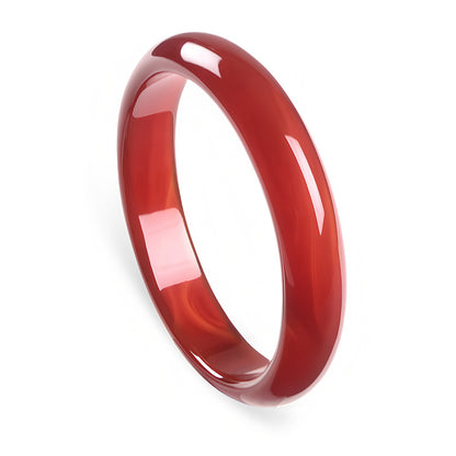 ◆Prosperity And Happiness◆Handmade natural red agate bracelet