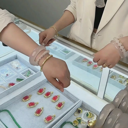 New mica blood-sinking treasure healing bracelet that changes color in the sun